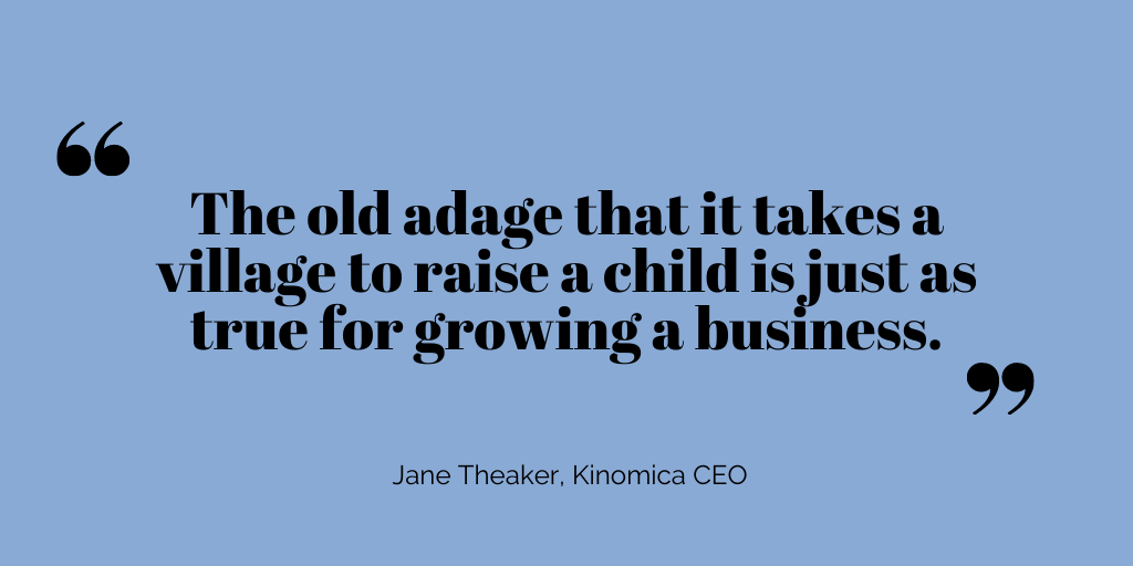 Quote from Jane Theaker, CEO of Biotech spin-out Kinomica