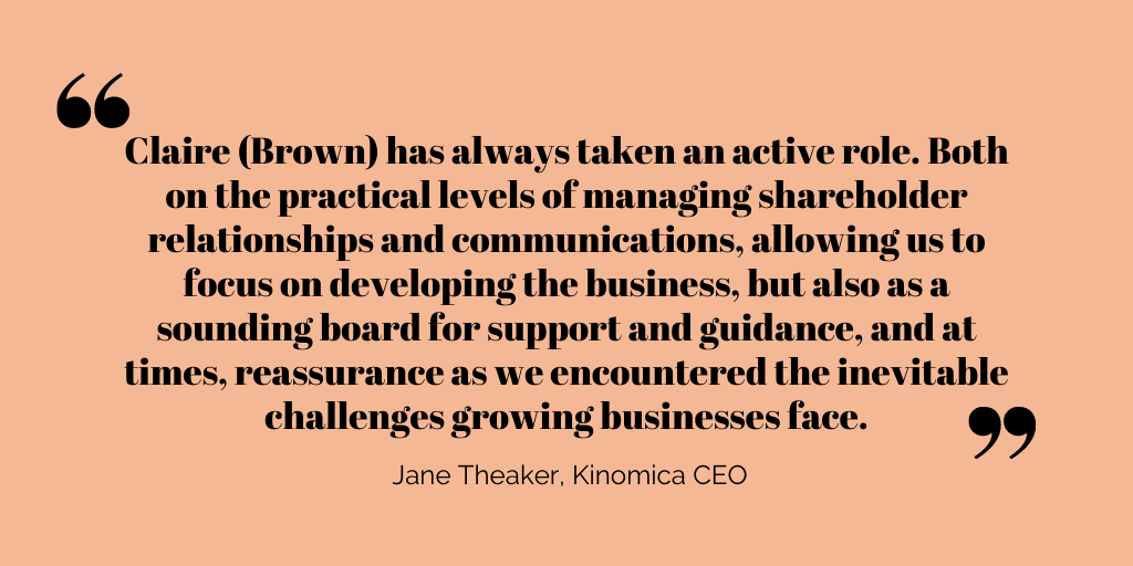 Quote from Jane Theaker on Pioneer Group investment