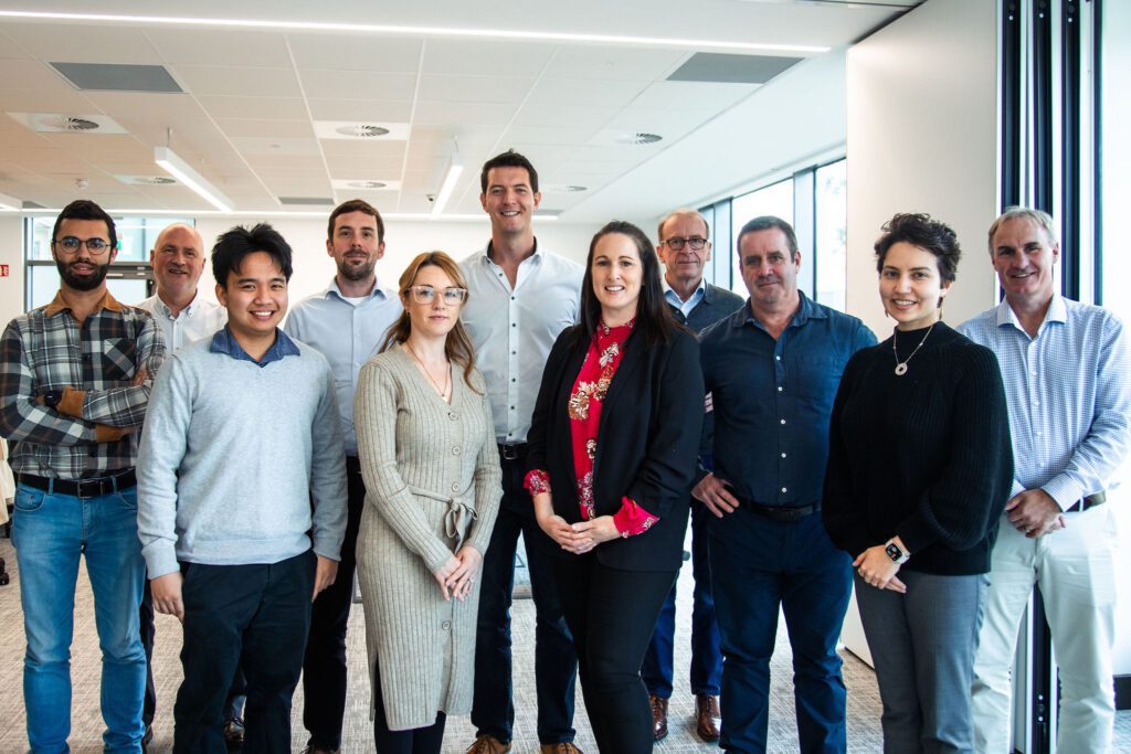 Start-up support support at our Cherrywood Campus: image shows the cohort joining us on the accelerator programme at the location in Ireland.